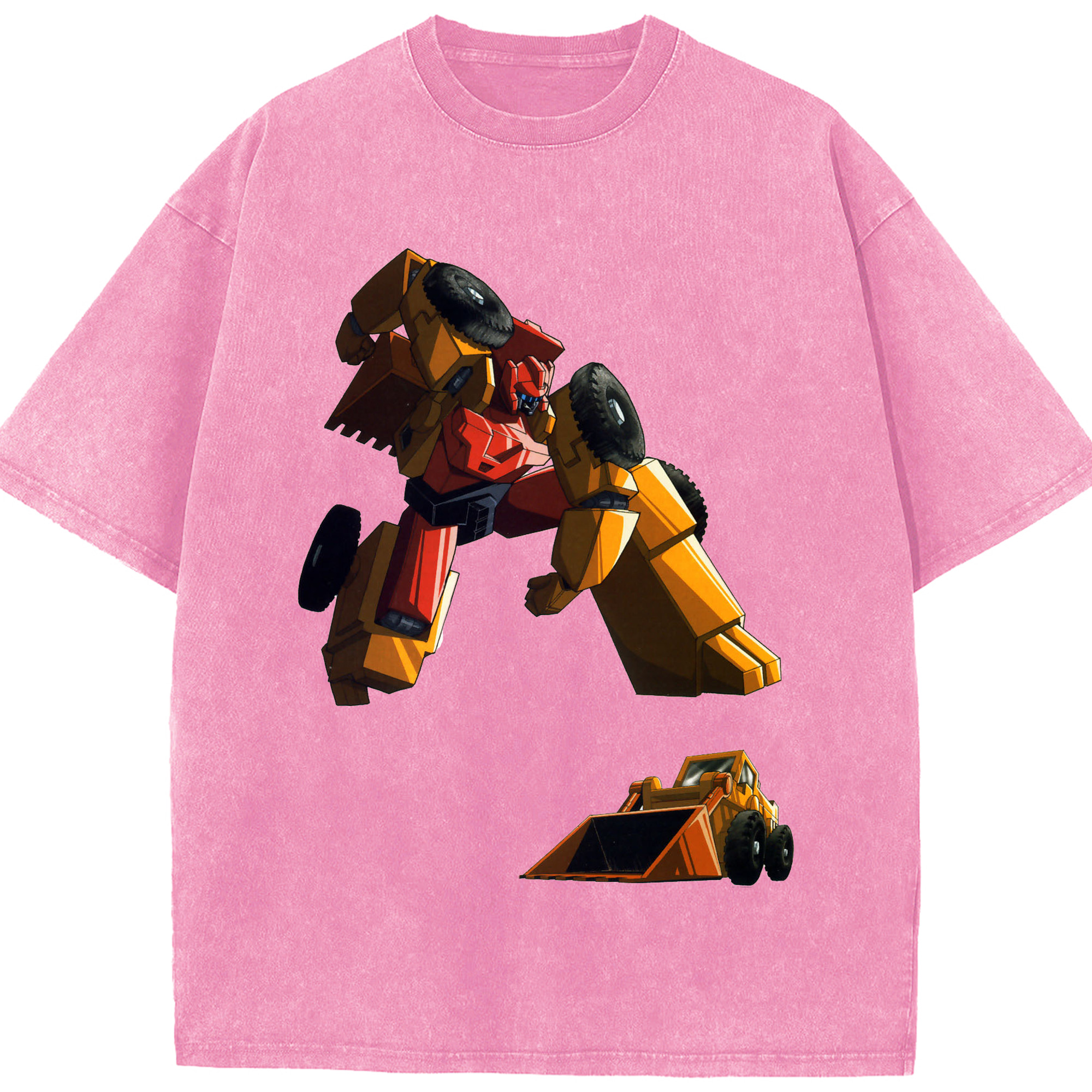 （画像用）  綿100% ヴィンテージ風 半袖Tシャツ（フロントプリント）